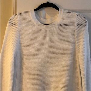 White Sweater, Zippers on Sides